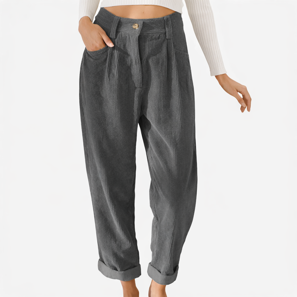 Women's Relaxed Fit Corduroy Trousers