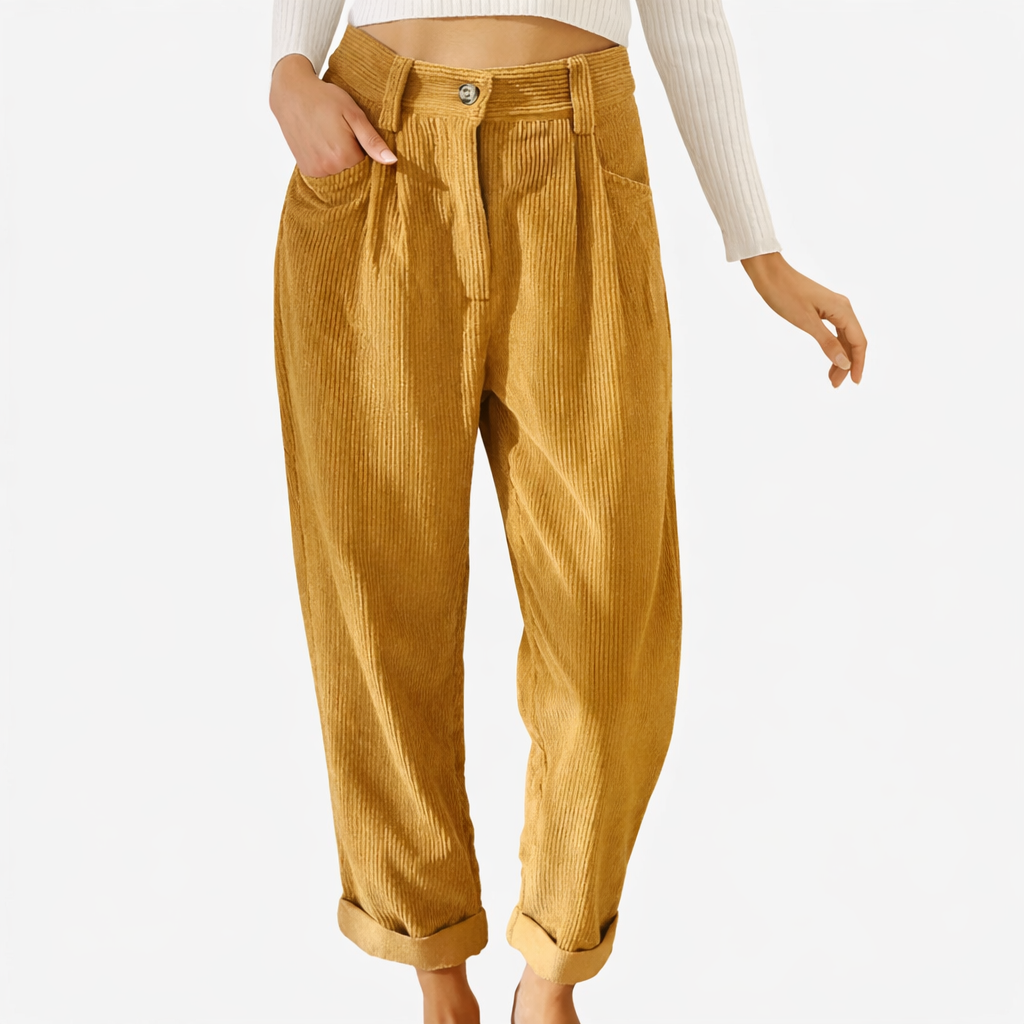 Women's Relaxed Fit Corduroy Trousers