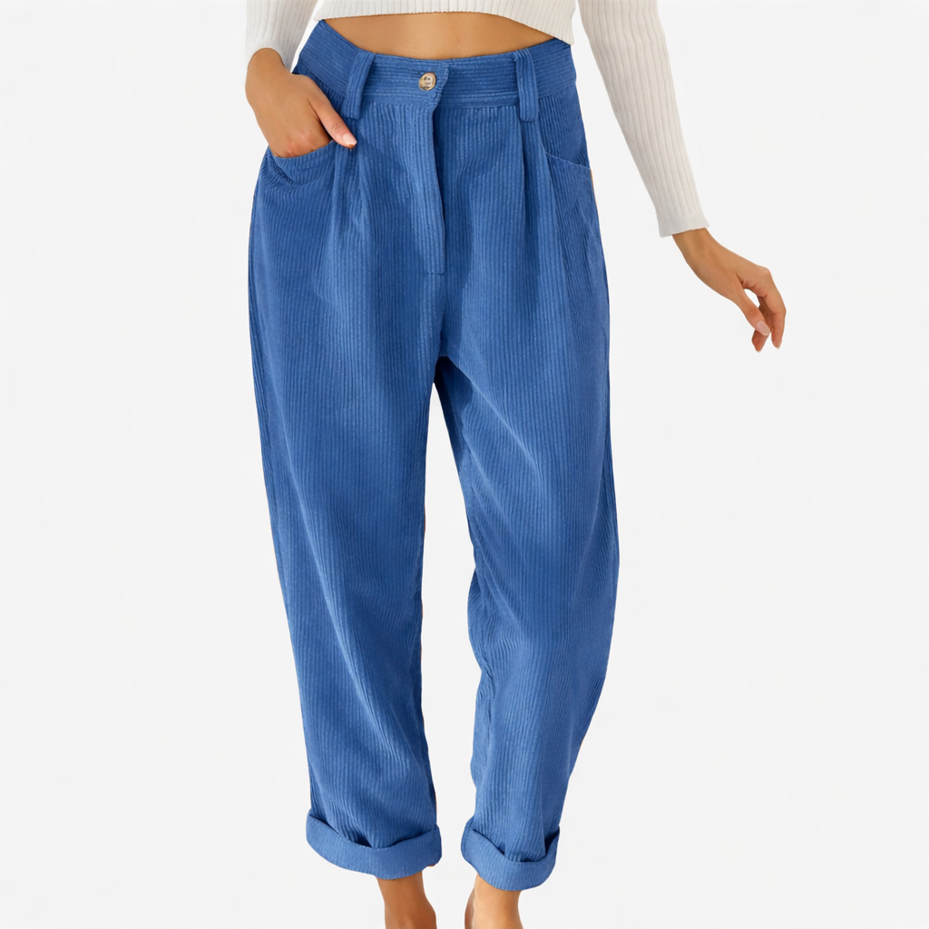 Women's Relaxed Fit Corduroy Trousers