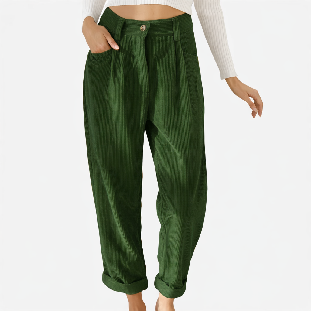 Women's Relaxed Fit Corduroy Trousers