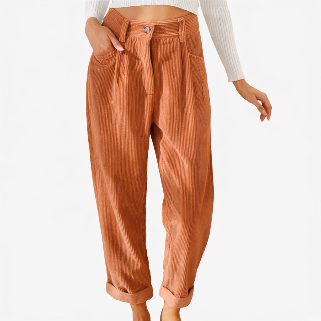 Women's Relaxed Fit Corduroy Trousers