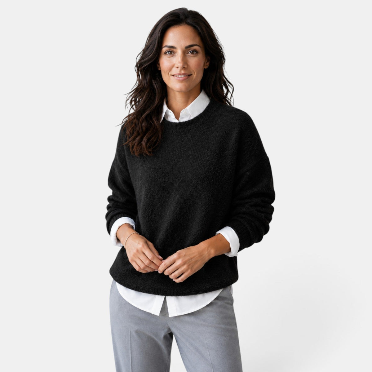 Women’s Relaxed Soft Knit Crew Neck Jumper
