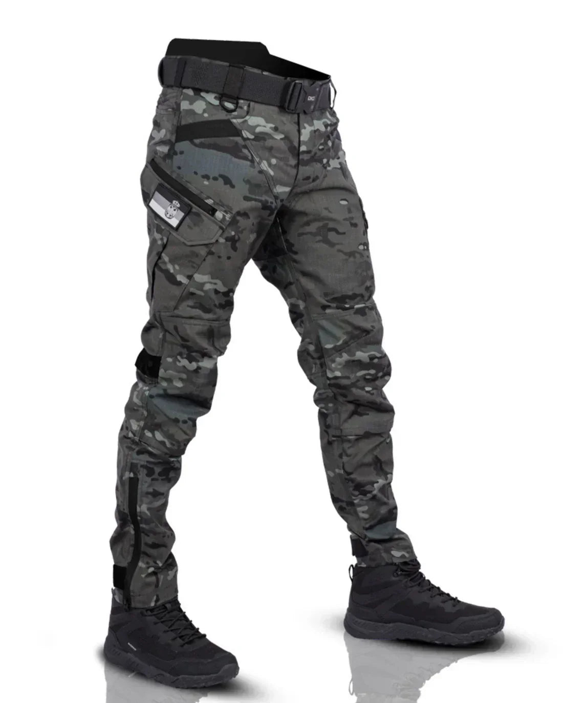 Men's Tactical Cargo Trousers with Multiple Pockets