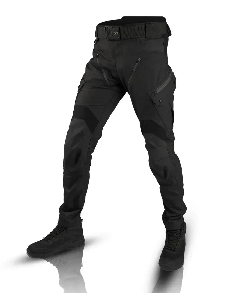 Men's Tactical Cargo Trousers with Multiple Pockets