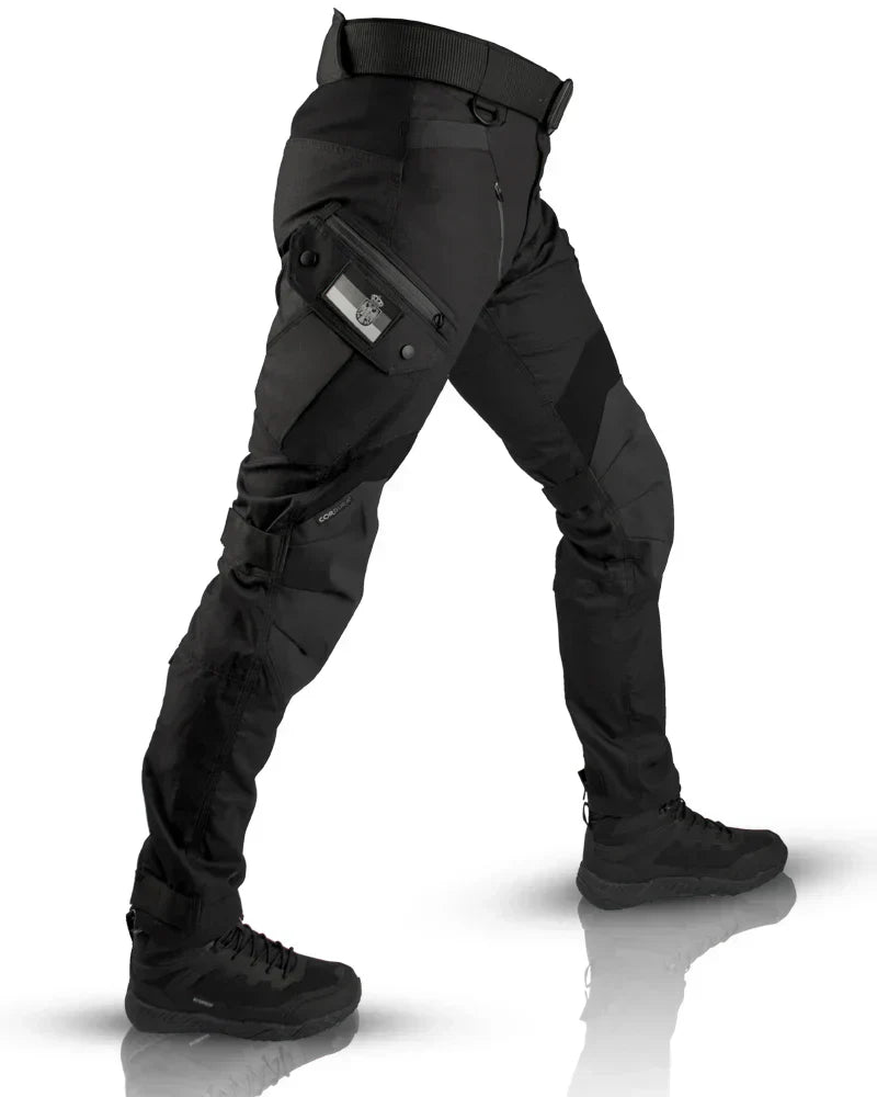 Men's Tactical Cargo Trousers with Multiple Pockets