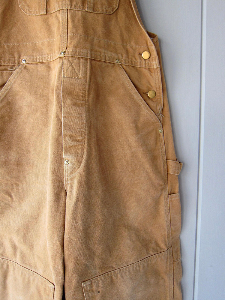 Canvas Dungarees with Adjustable Straps and Utility Pockets