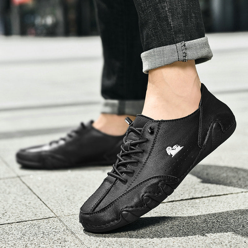 Men's Barefoot Leather Walking Trainers