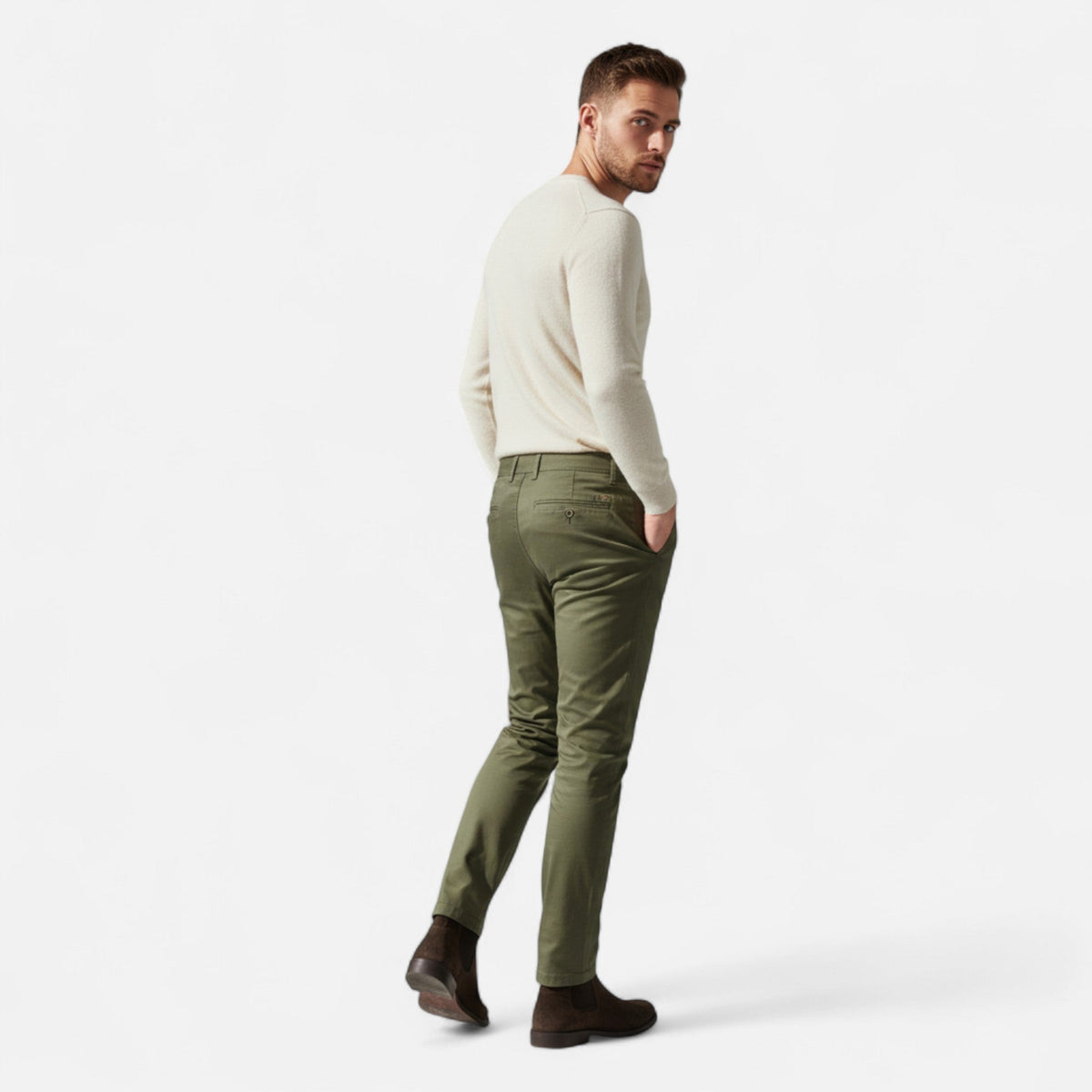 Men’s Slim Fit Chino Trousers