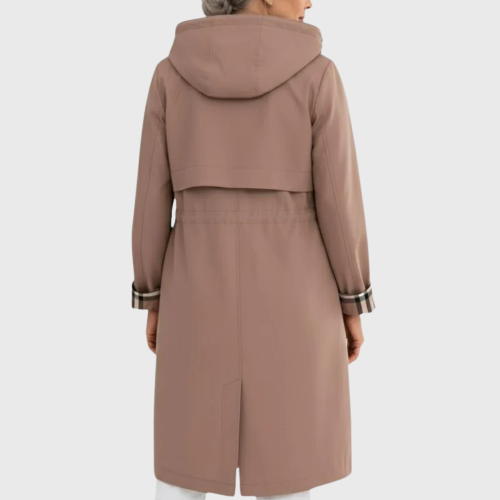 Veste de pluie légère et ceinturée pour femme