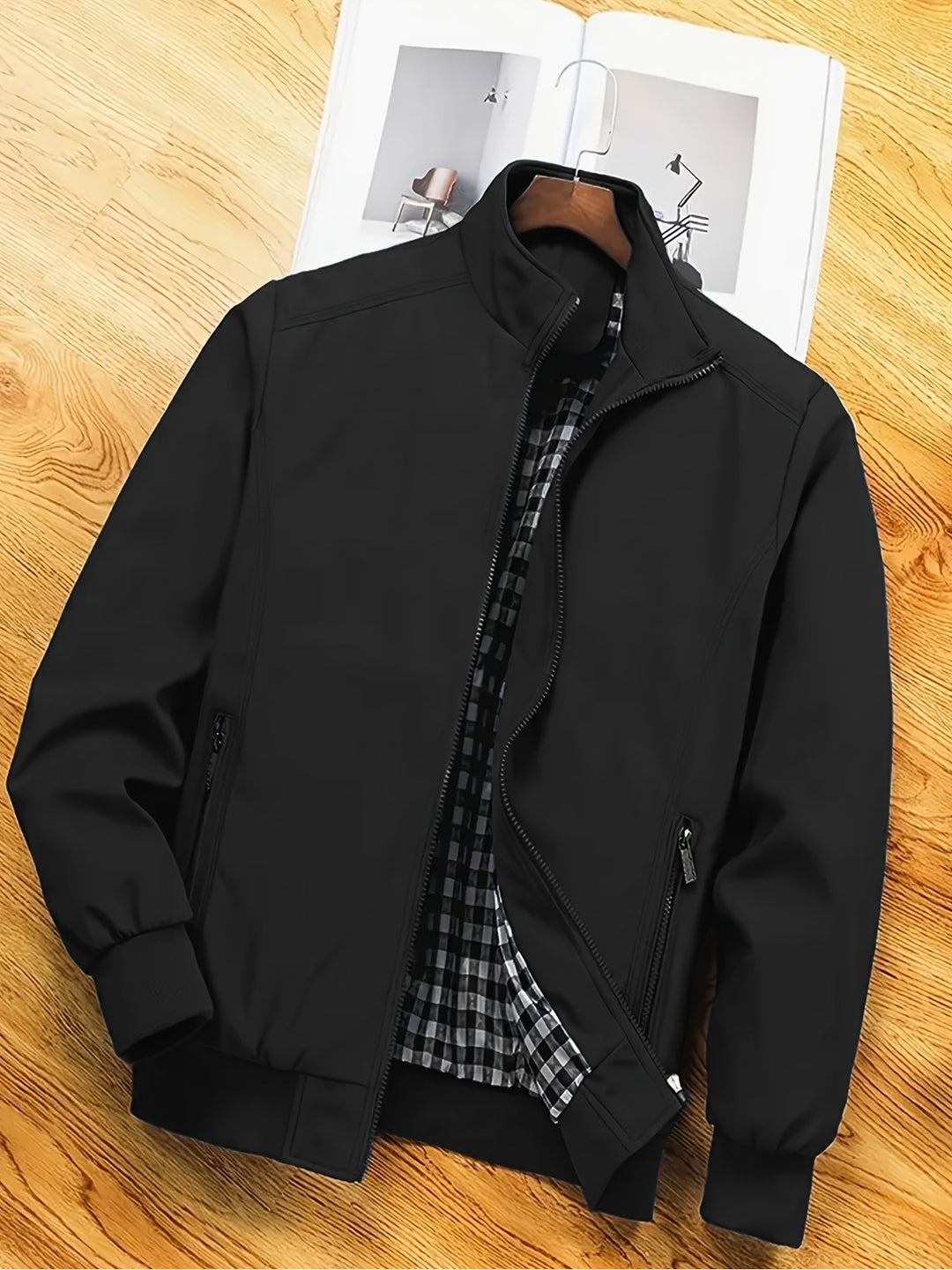 Men's Lightweight Zip-Up Casual Jacket