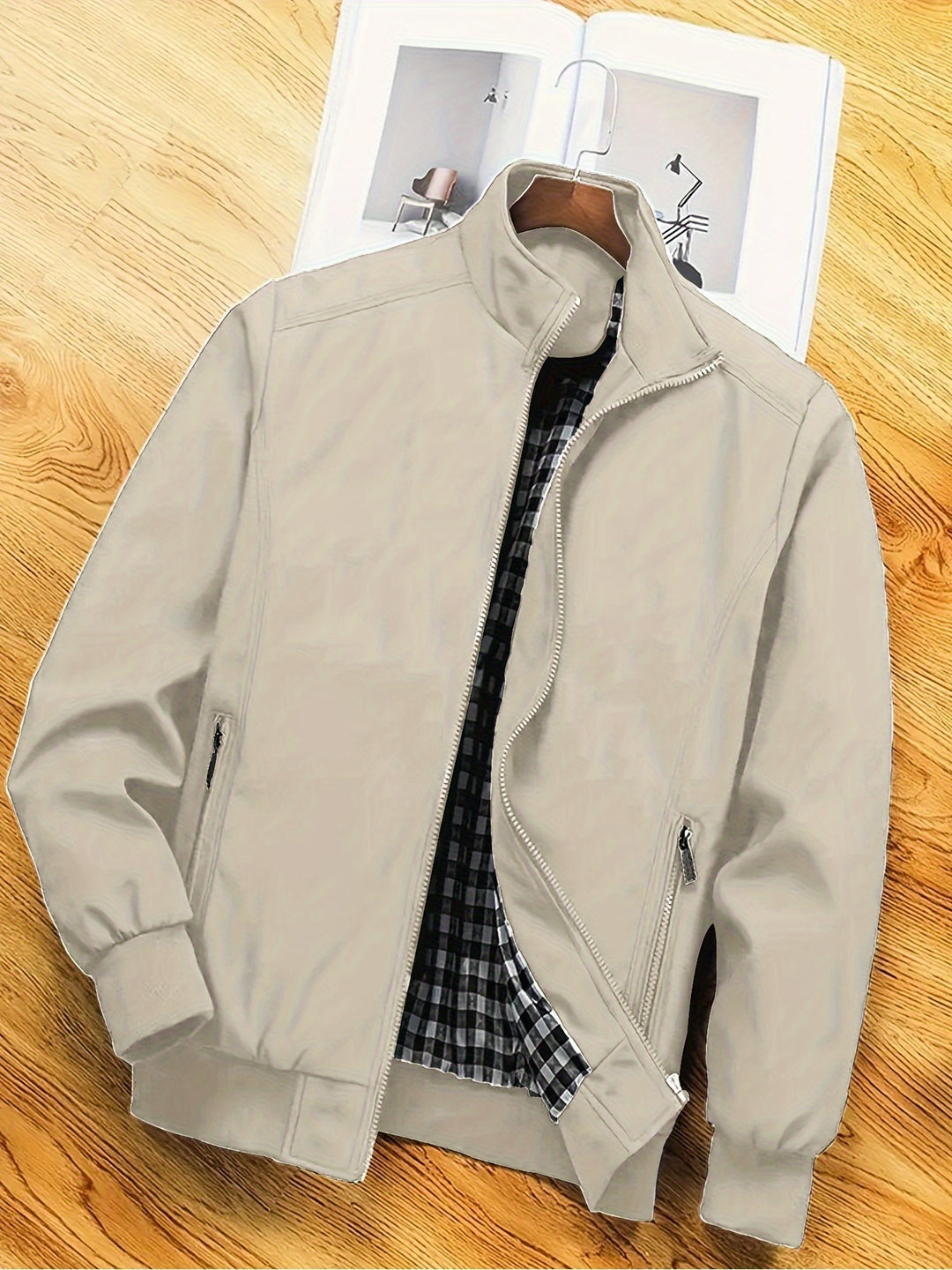 Men's Lightweight Zip-Up Casual Jacket