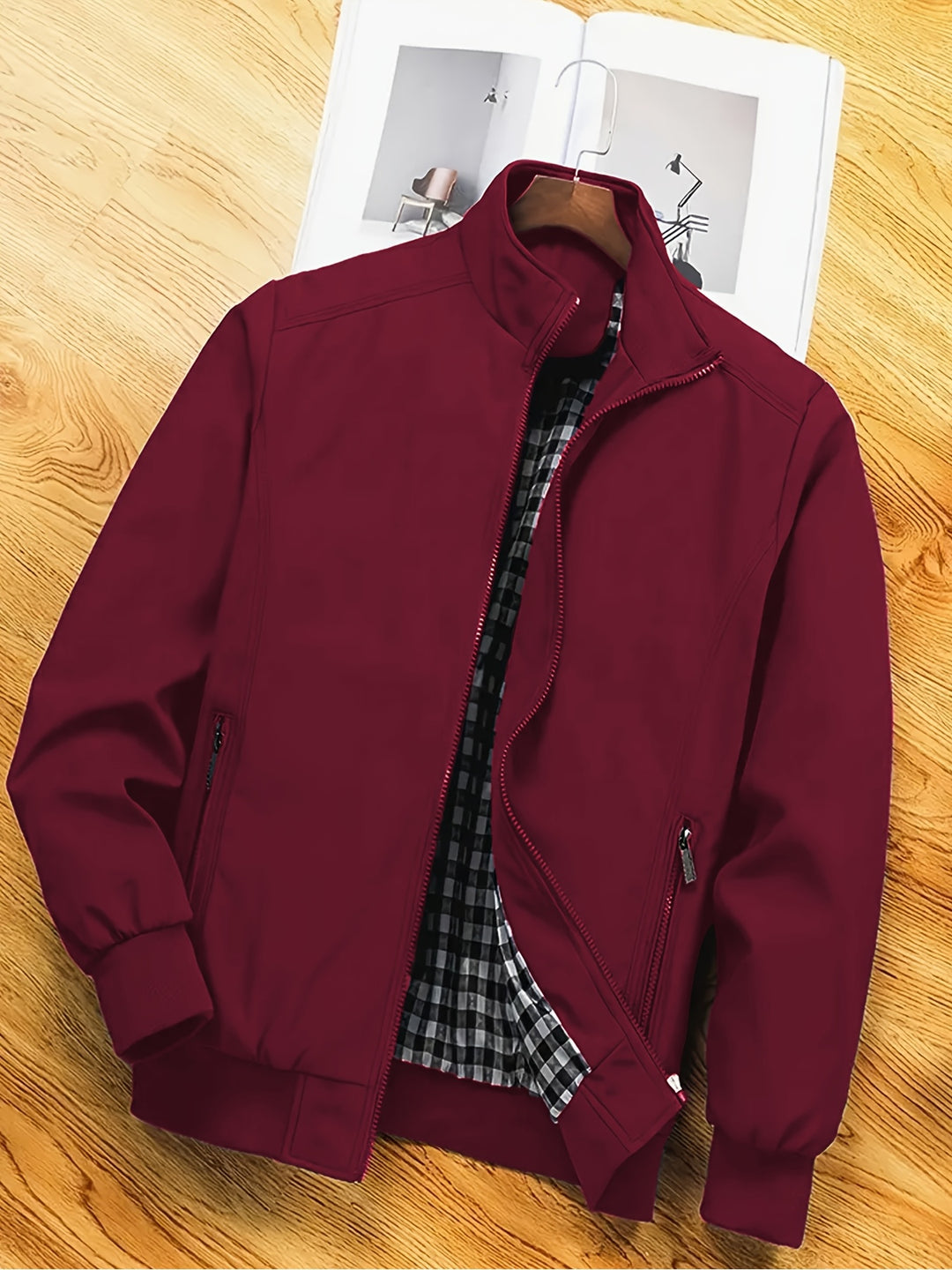 Men's Lightweight Zip-Up Casual Jacket
