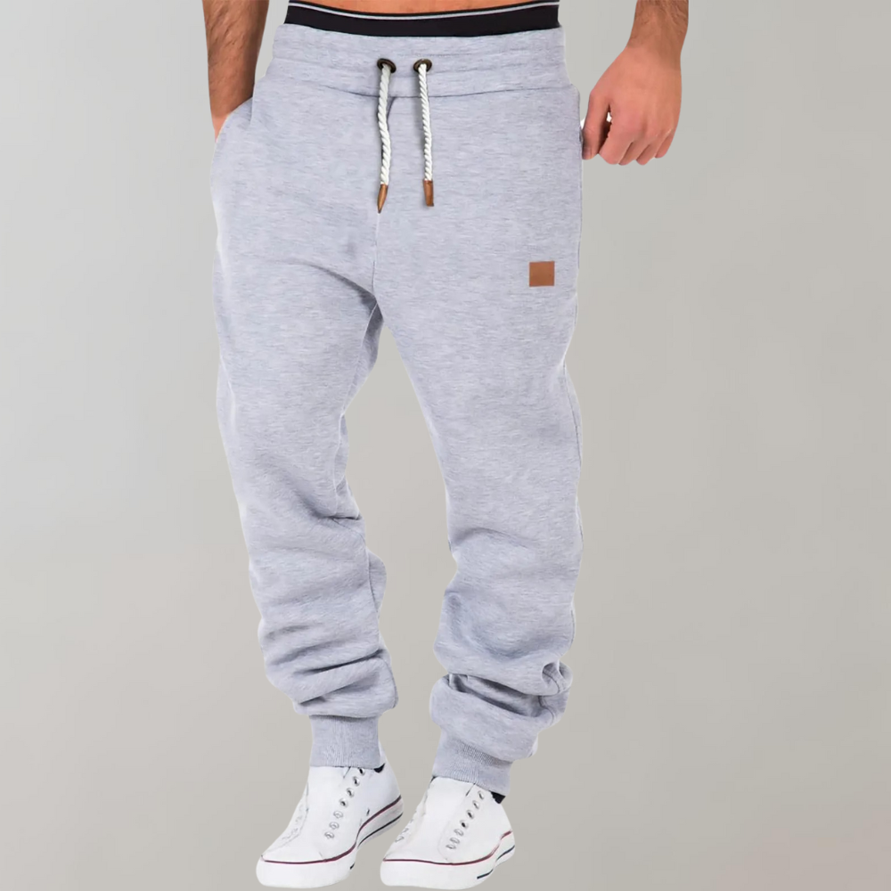 Joggers pour homme à cordon de serrage et poignets élastiqués