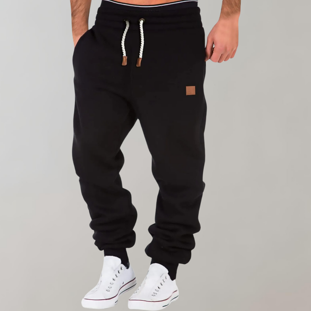 Joggers pour homme à cordon de serrage et poignets élastiqués