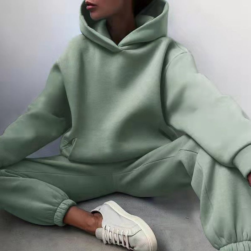Women's Oversized Hoodie & Jogger Lounge Set