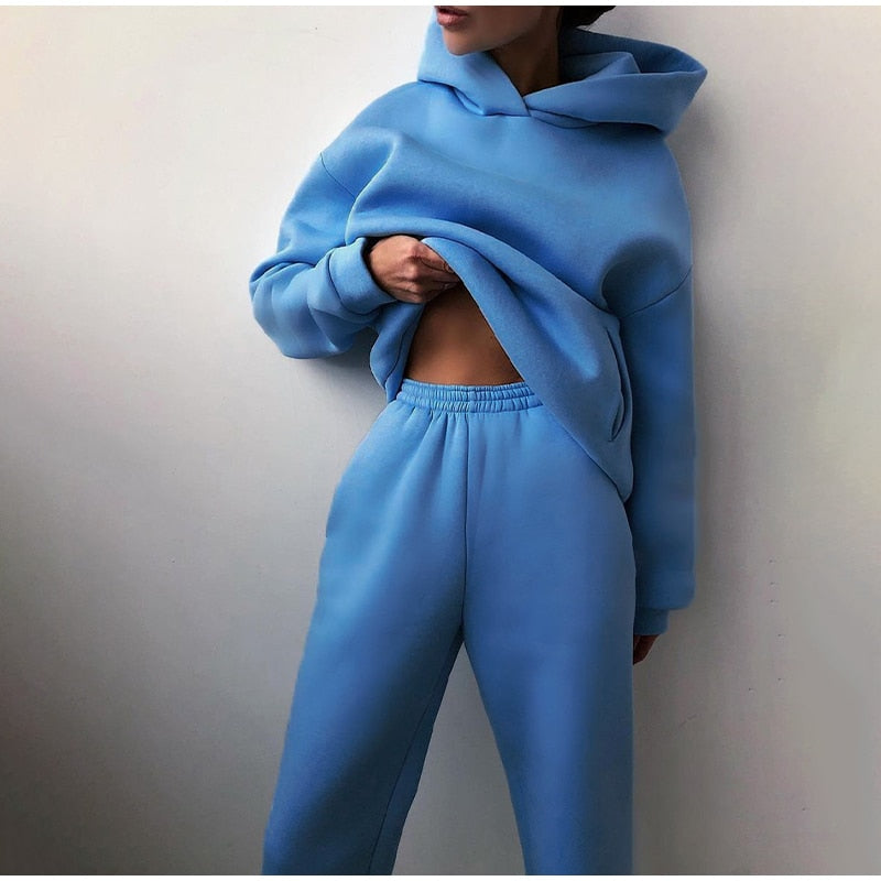 Women's Oversized Hoodie & Jogger Lounge Set