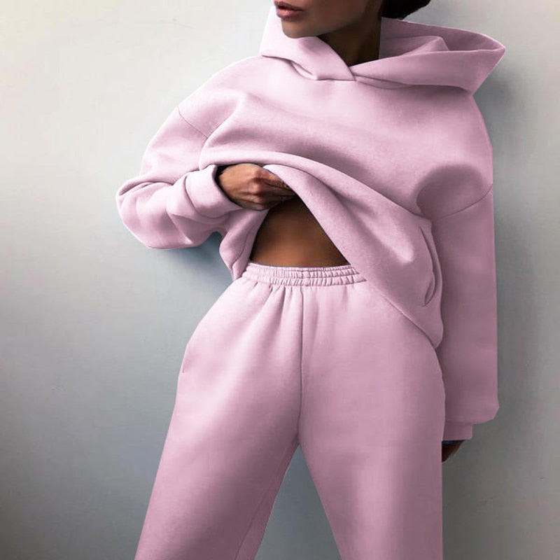 Women's Oversized Hoodie & Jogger Lounge Set