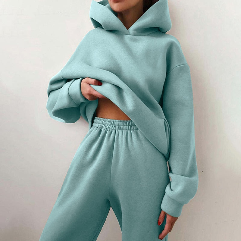 Women's Oversized Hoodie & Jogger Lounge Set