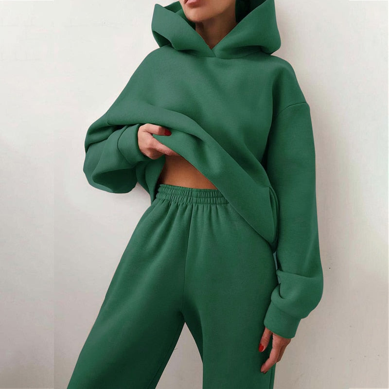 Women's Oversized Hoodie & Jogger Lounge Set