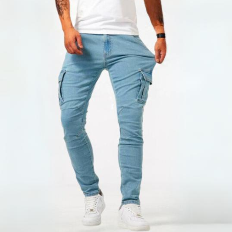Men’s Slim Fit Cargo Jeans