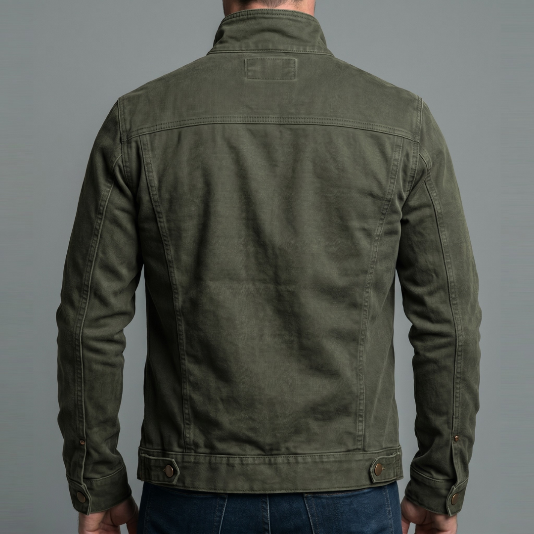 Men's Zip Front Utility Jacket