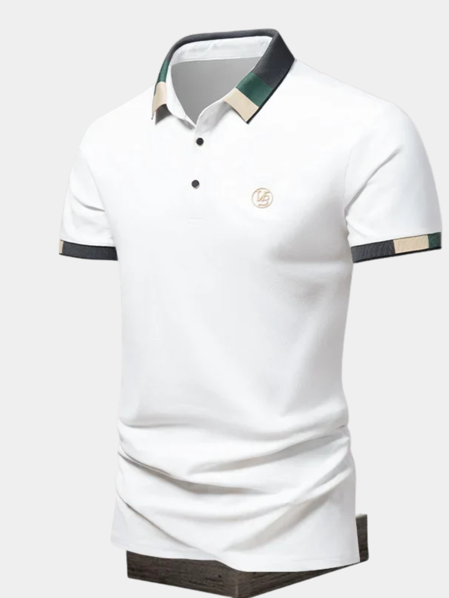 Men's Contrast Trim Polo Shirt