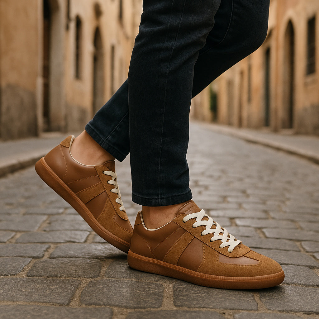Men's Classic Lace-Up Casual Trainers