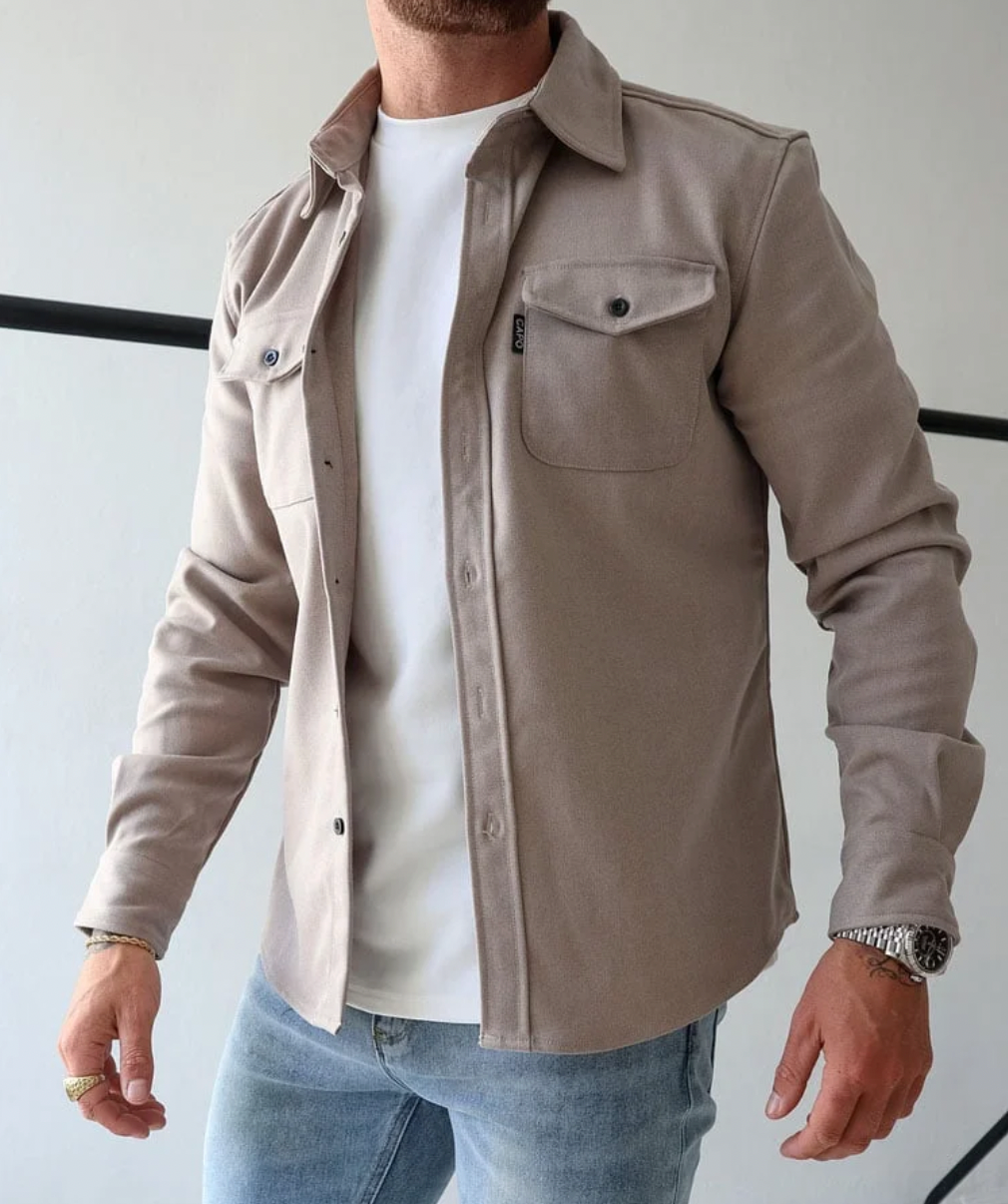 Men's Casual Overshirt Jacket