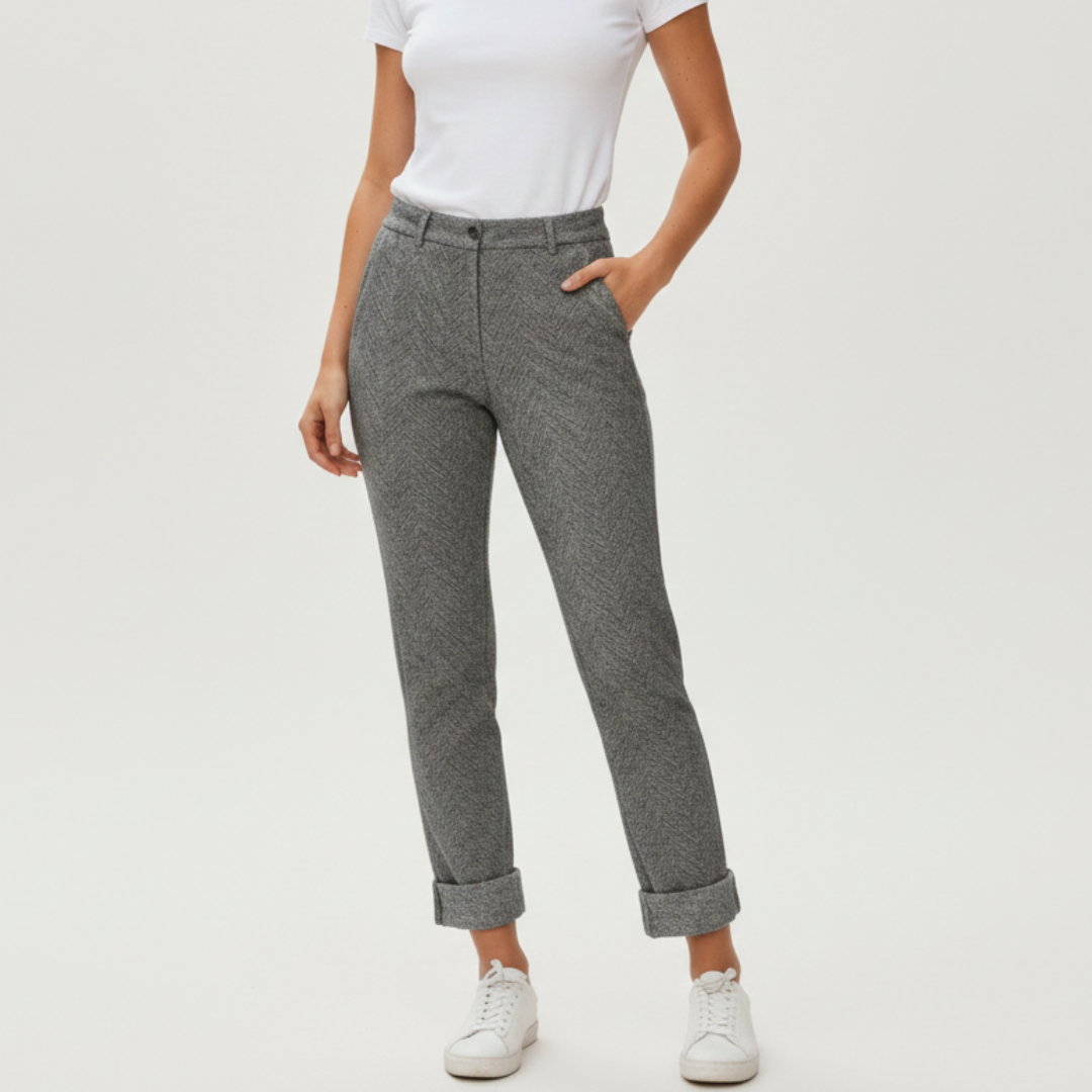 Women's Straight Leg Tailored Trousers