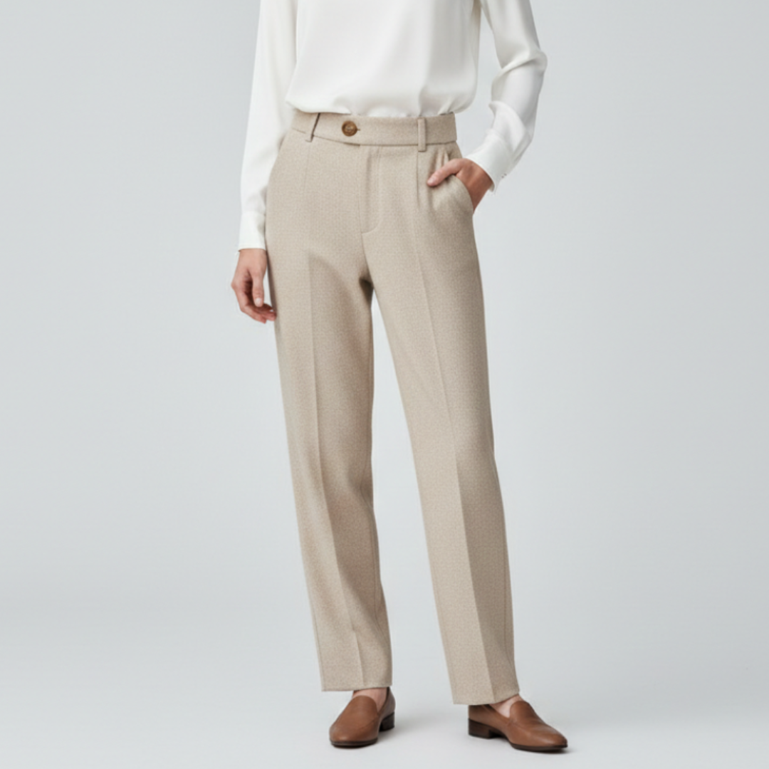 Women's Straight Leg Tailored Trousers
