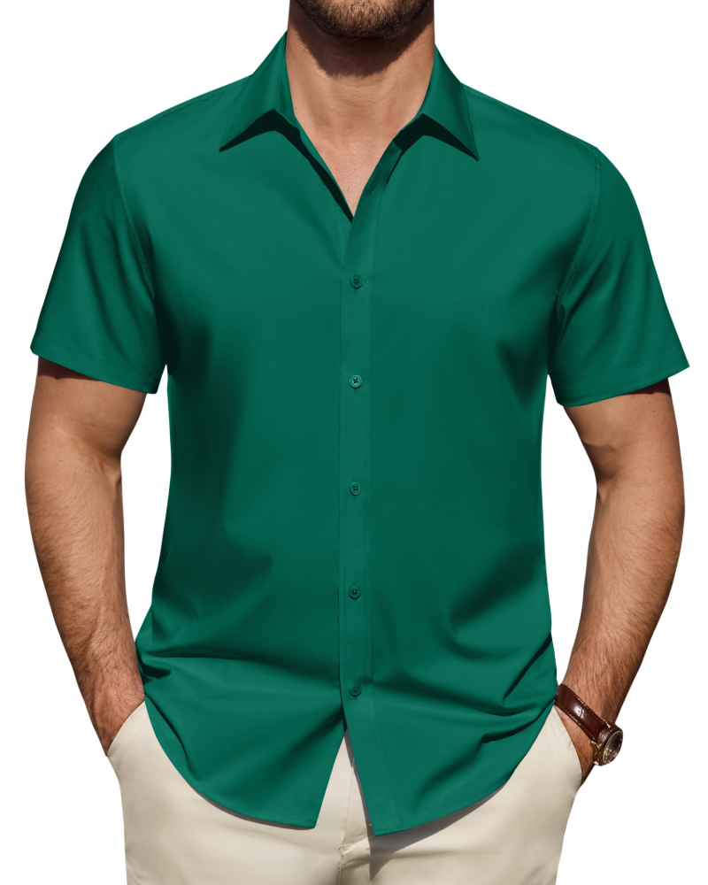 Men's Short Sleeve Smart Casual Shirt