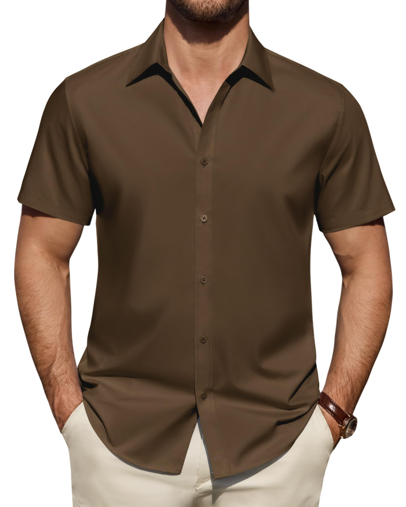 Men's Short Sleeve Smart Casual Shirt