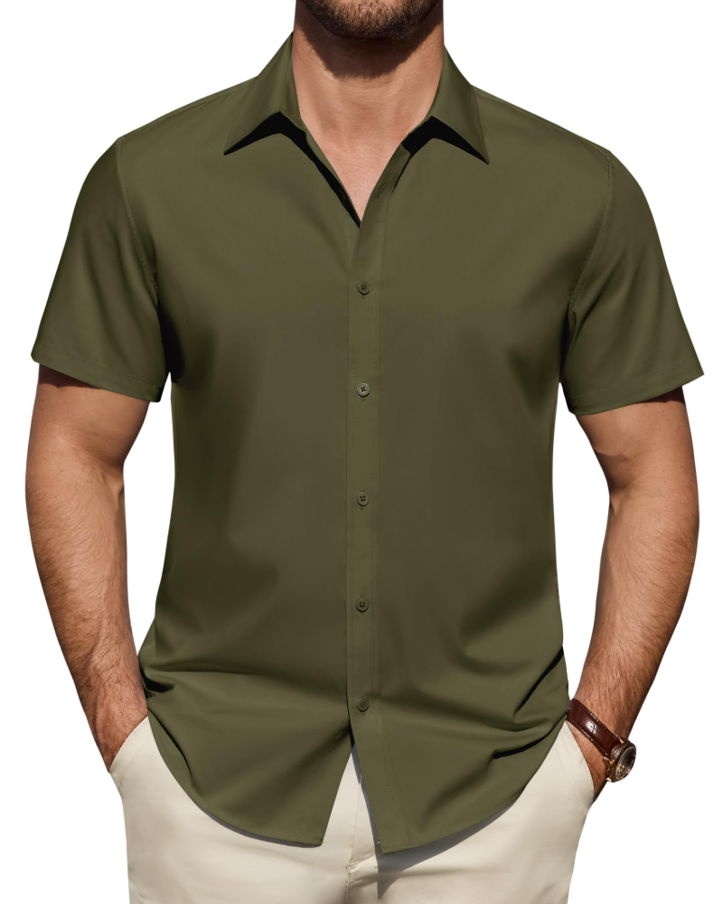 Men's Short Sleeve Smart Casual Shirt