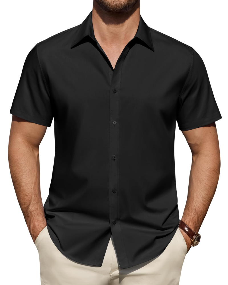 Men's Short Sleeve Smart Casual Shirt