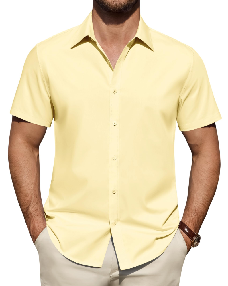 Men's Short Sleeve Smart Casual Shirt