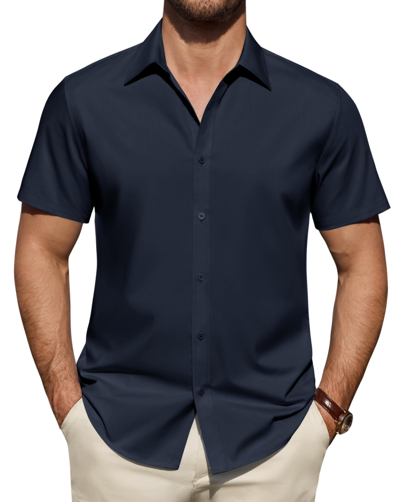 Men's Short Sleeve Smart Casual Shirt