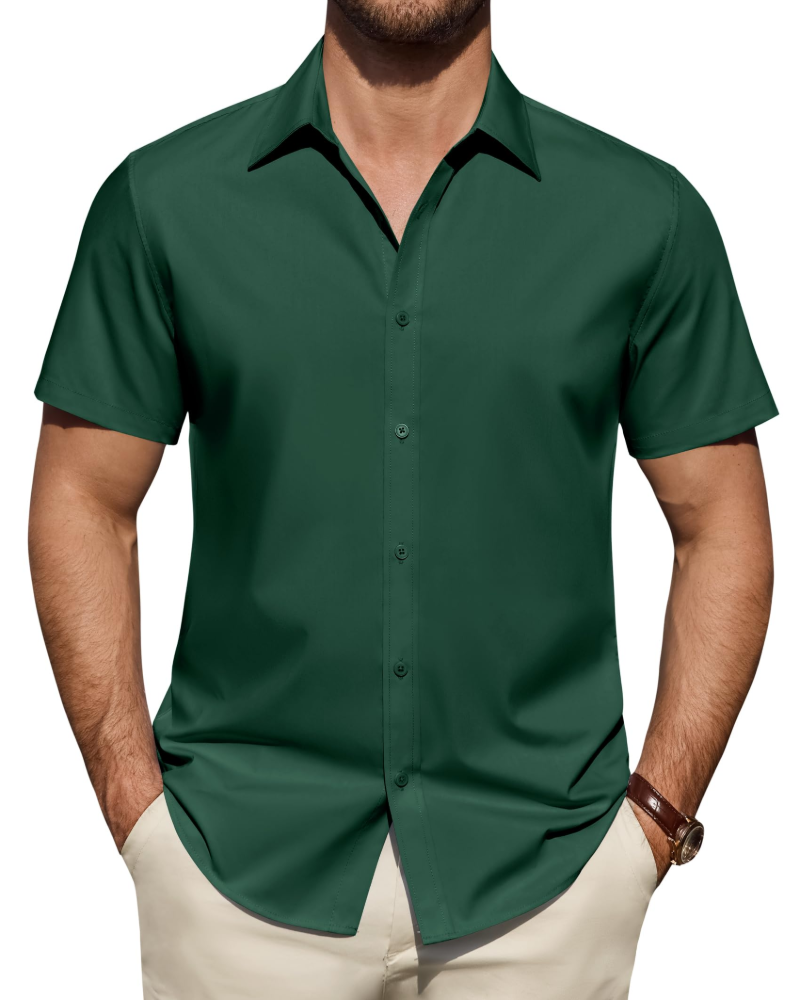 Men's Short Sleeve Smart Casual Shirt