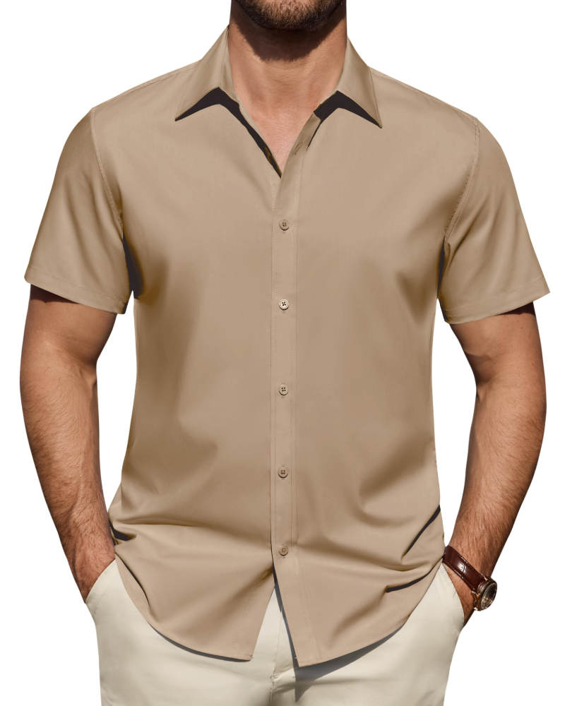 Men's Short Sleeve Smart Casual Shirt