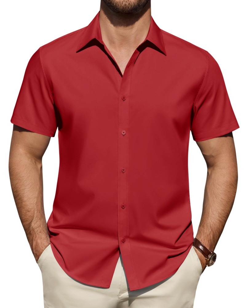 Men's Short Sleeve Smart Casual Shirt