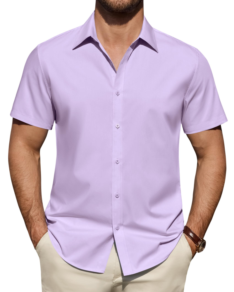 Men's Short Sleeve Smart Casual Shirt