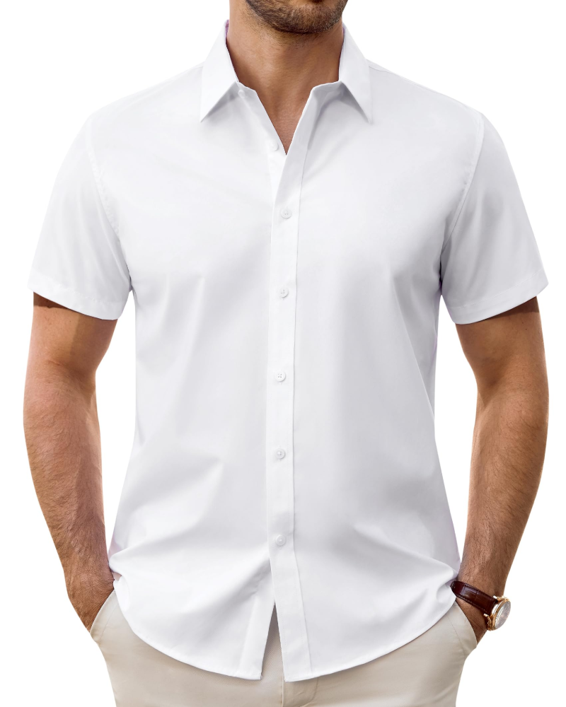 Men's Short Sleeve Smart Casual Shirt