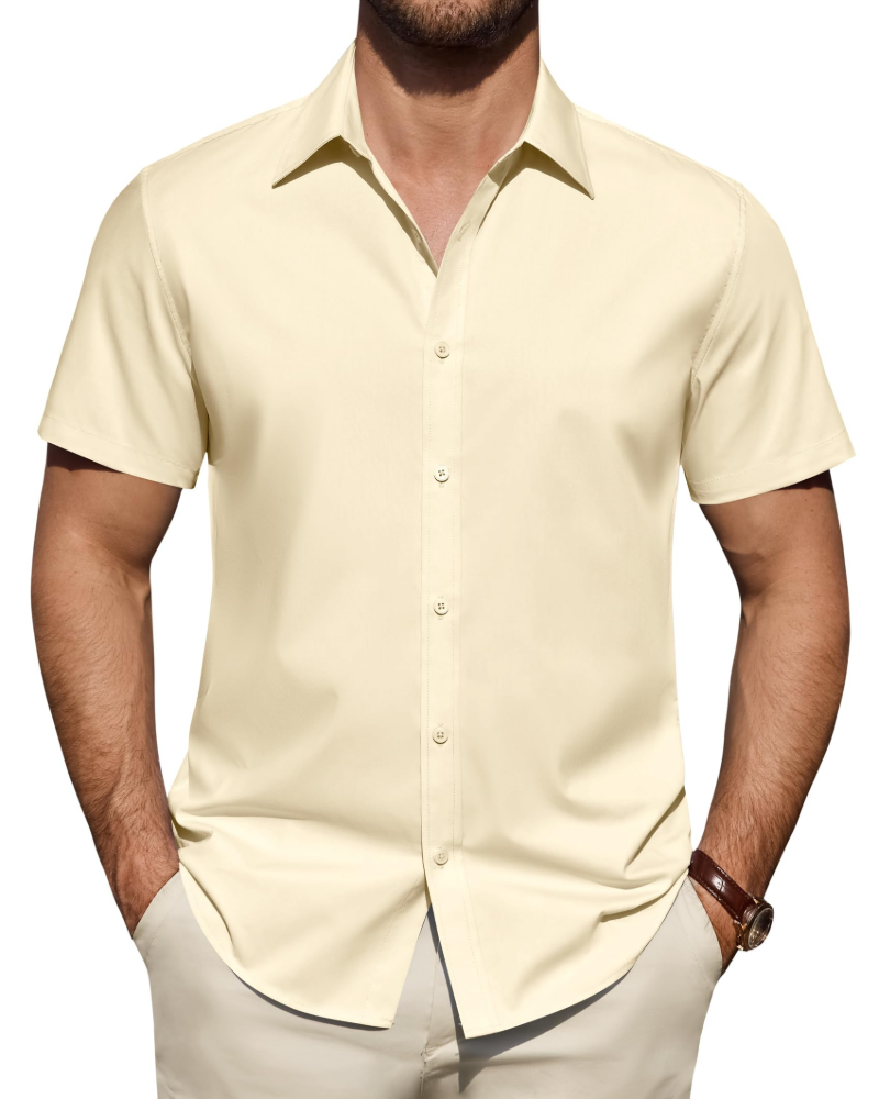 Men's Short Sleeve Smart Casual Shirt
