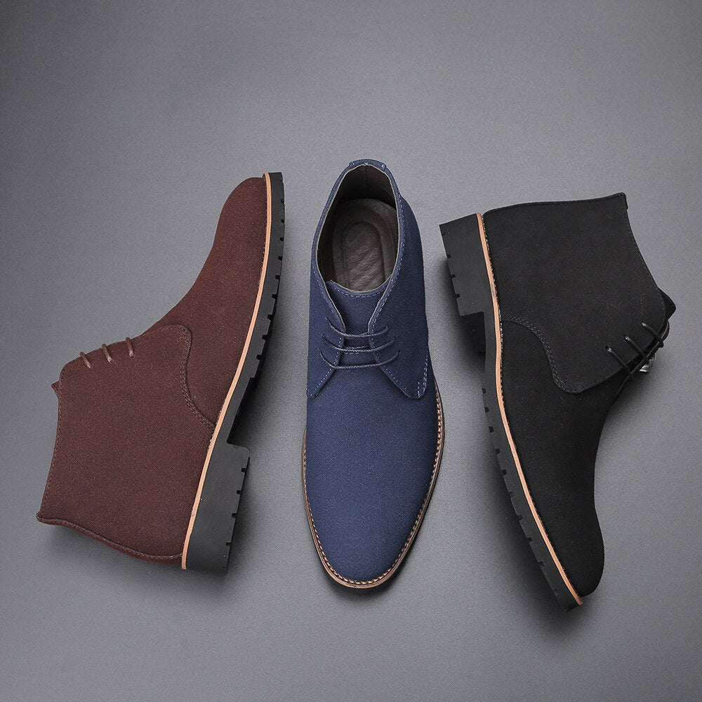 Men's Suede Lace-Up Desert Boots