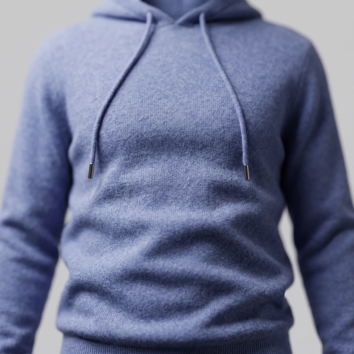 Men's Smart Casual Hoodie | Ribbed Cuffs & Hem