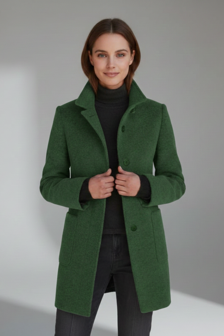 Women’s Mid-Length Single-Breasted Coat