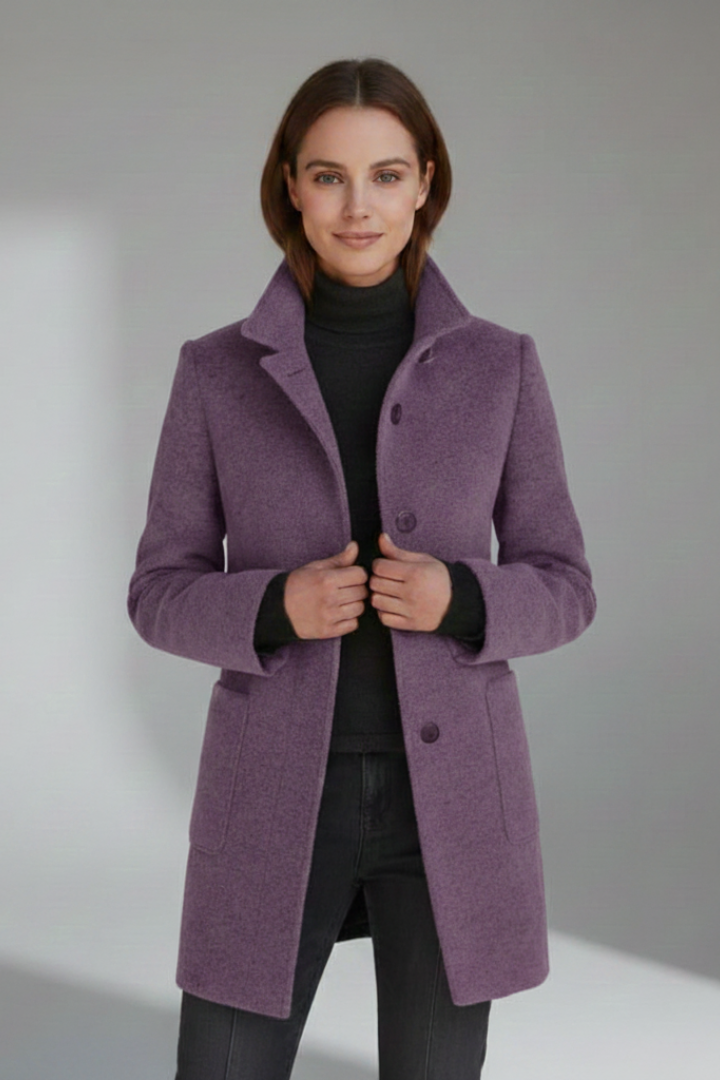 Women’s Mid-Length Single-Breasted Coat