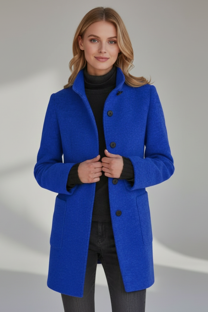 Women’s Mid-Length Single-Breasted Coat