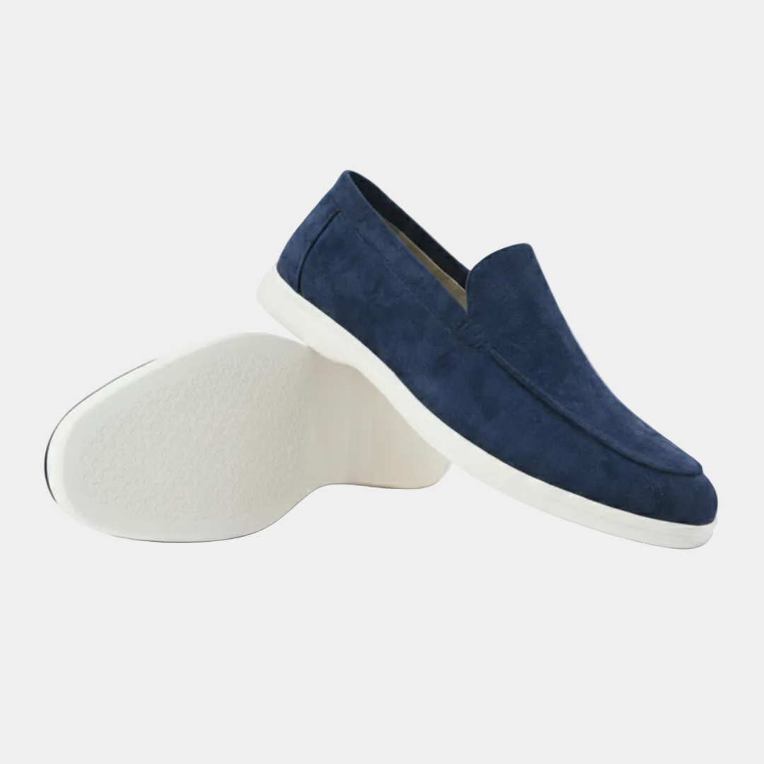 Men's Suede Loafers with Lightweight Sole