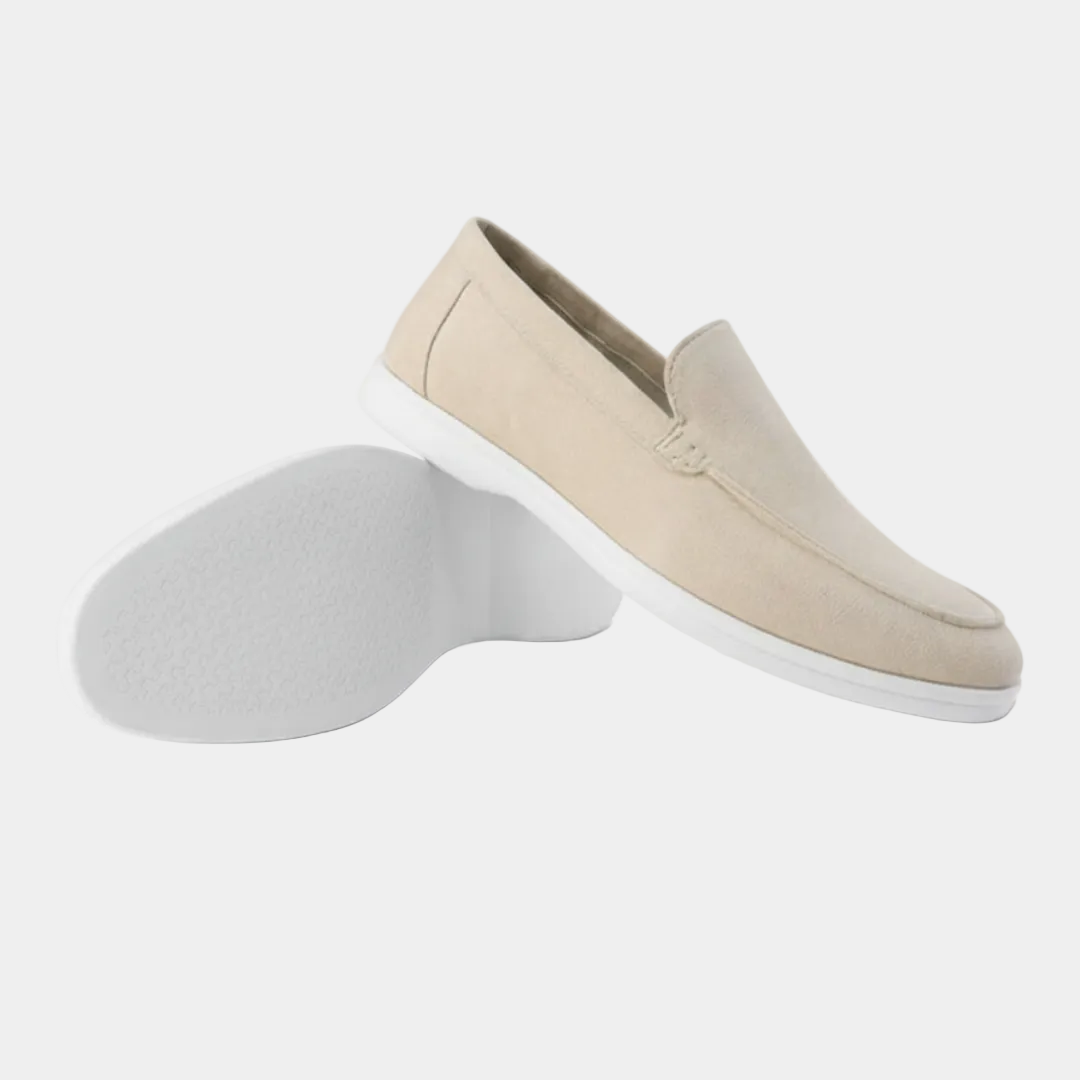 Men's Suede Loafers with Lightweight Sole