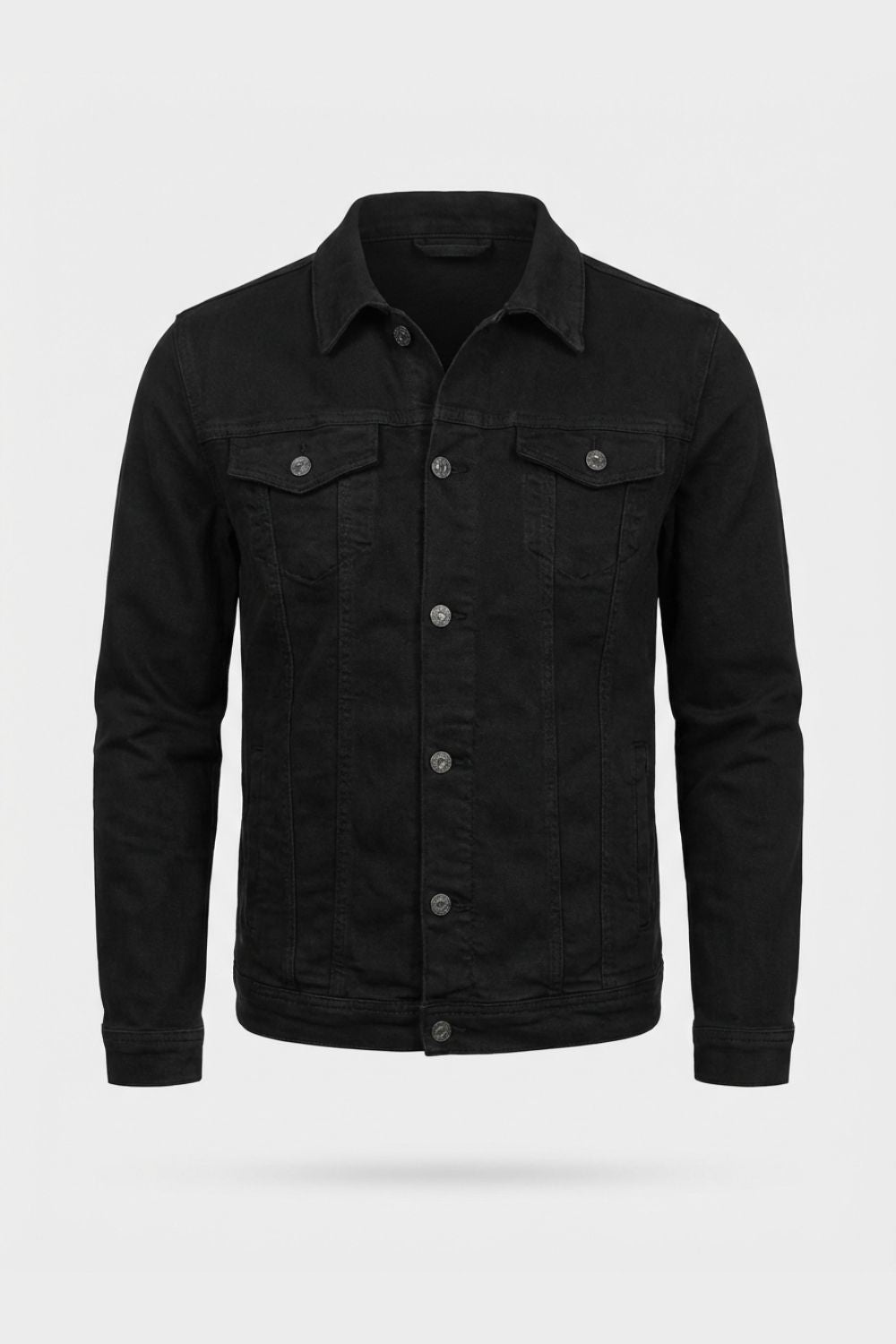 Men's Button Front Utility Jacket | Casual Everyday Overshirt
